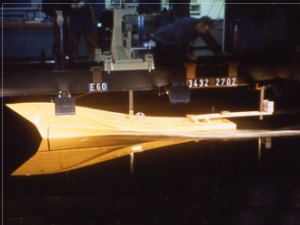 Atlantic Sprinter hullform under test at the HSVA tank Hamburg